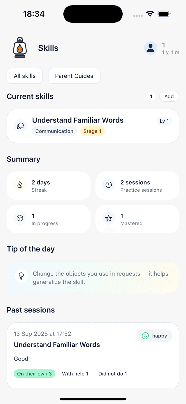 Lantern app screenshot